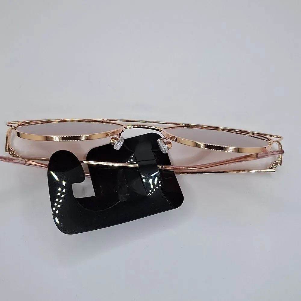 Rose gold cat eye aviator sunglasses nordstrom